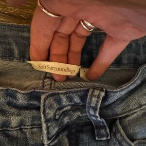 Soft Surroundings Blue Denim Jeans